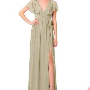 Azazie Taupe Bridesmaid Dress